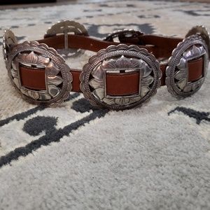 Brighton Sunflower Concho Belt